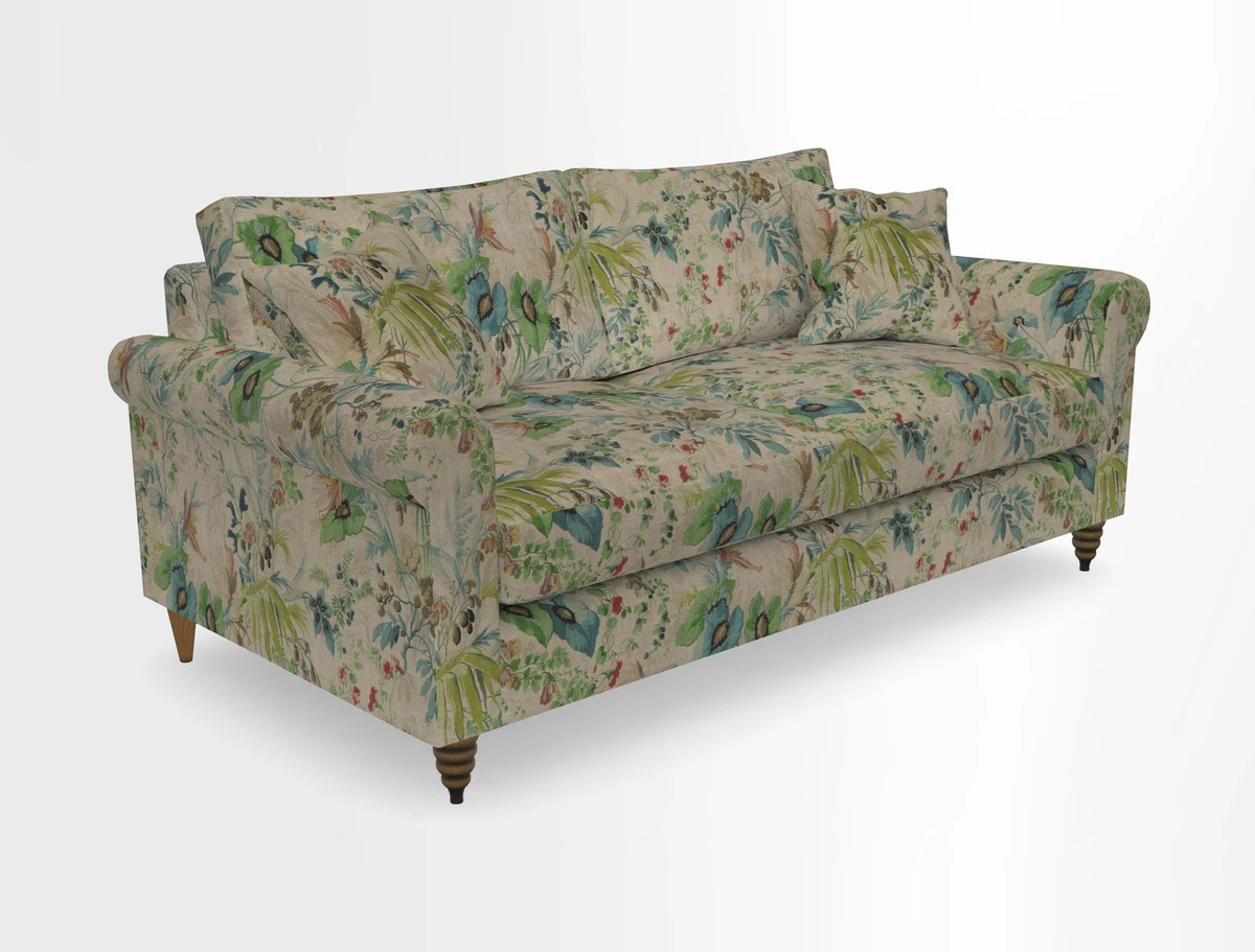 Apuldram 3 Seater Sofa in Clever Cotton Mix Mineral 