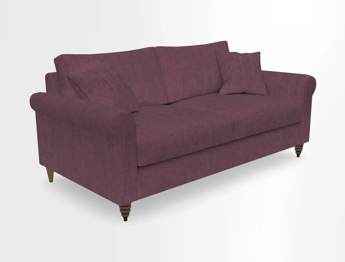 Apuldram 3 Seater Sofa in Clever Cotton Mix Mineral 