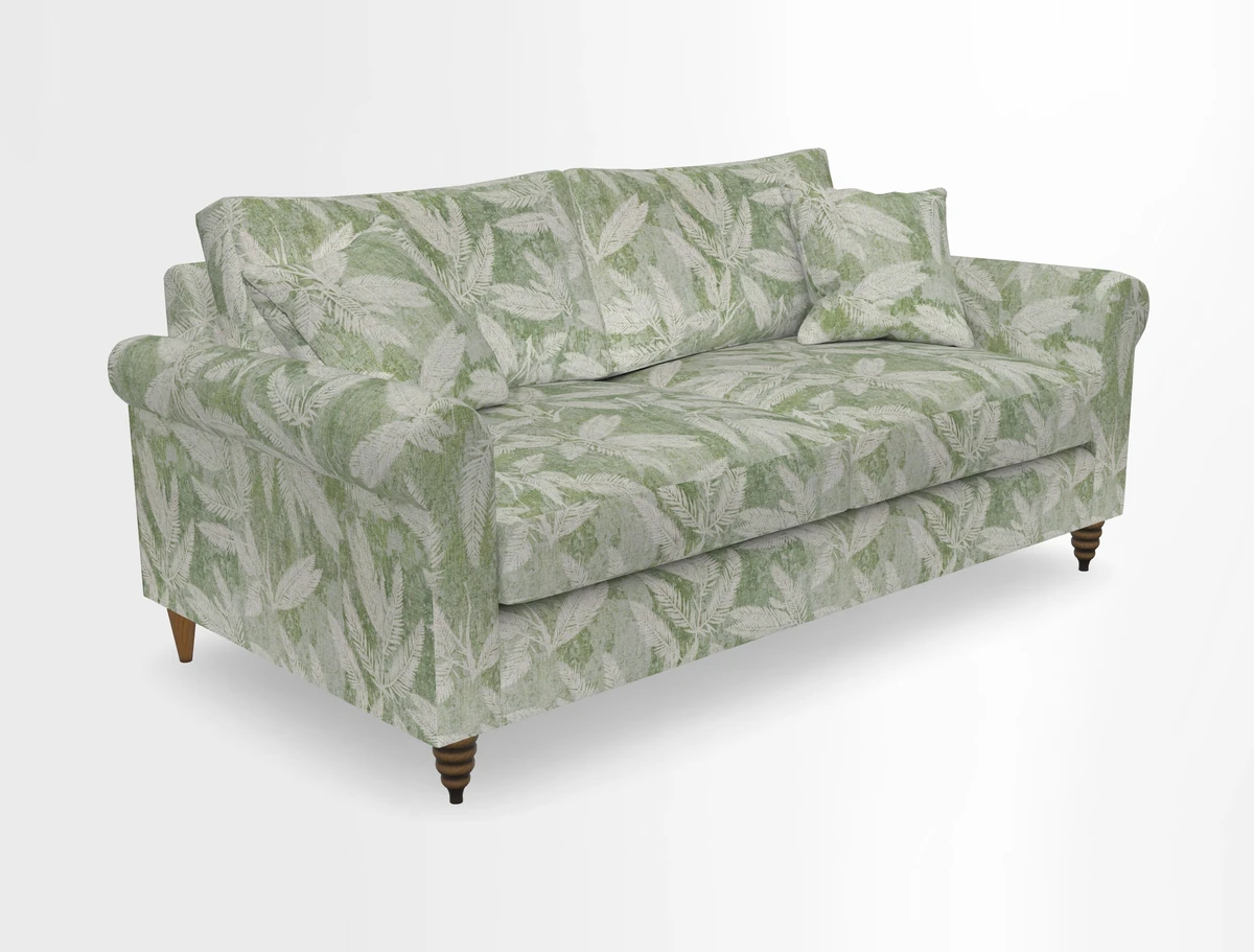 Apuldram 3 Seater Sofa in Clever Cotton Mix Mineral 
