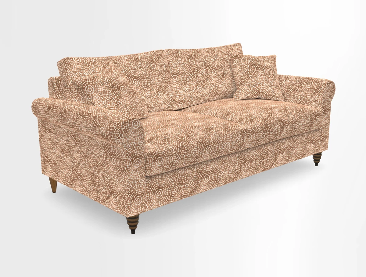 Apuldram 3 Seater Sofa in Clever Cotton Mix Mineral 