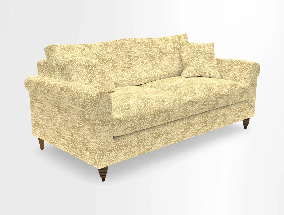 Apuldram 3 Seater Sofa in Clever Cotton Mix Mineral 