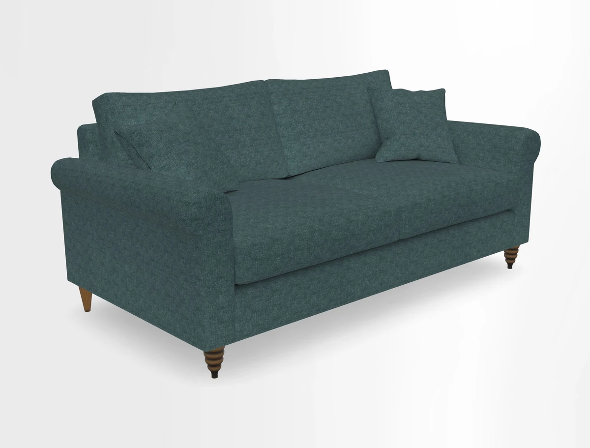 Apuldram 3 Seater Sofa in Clever Cotton Mix Mineral 
