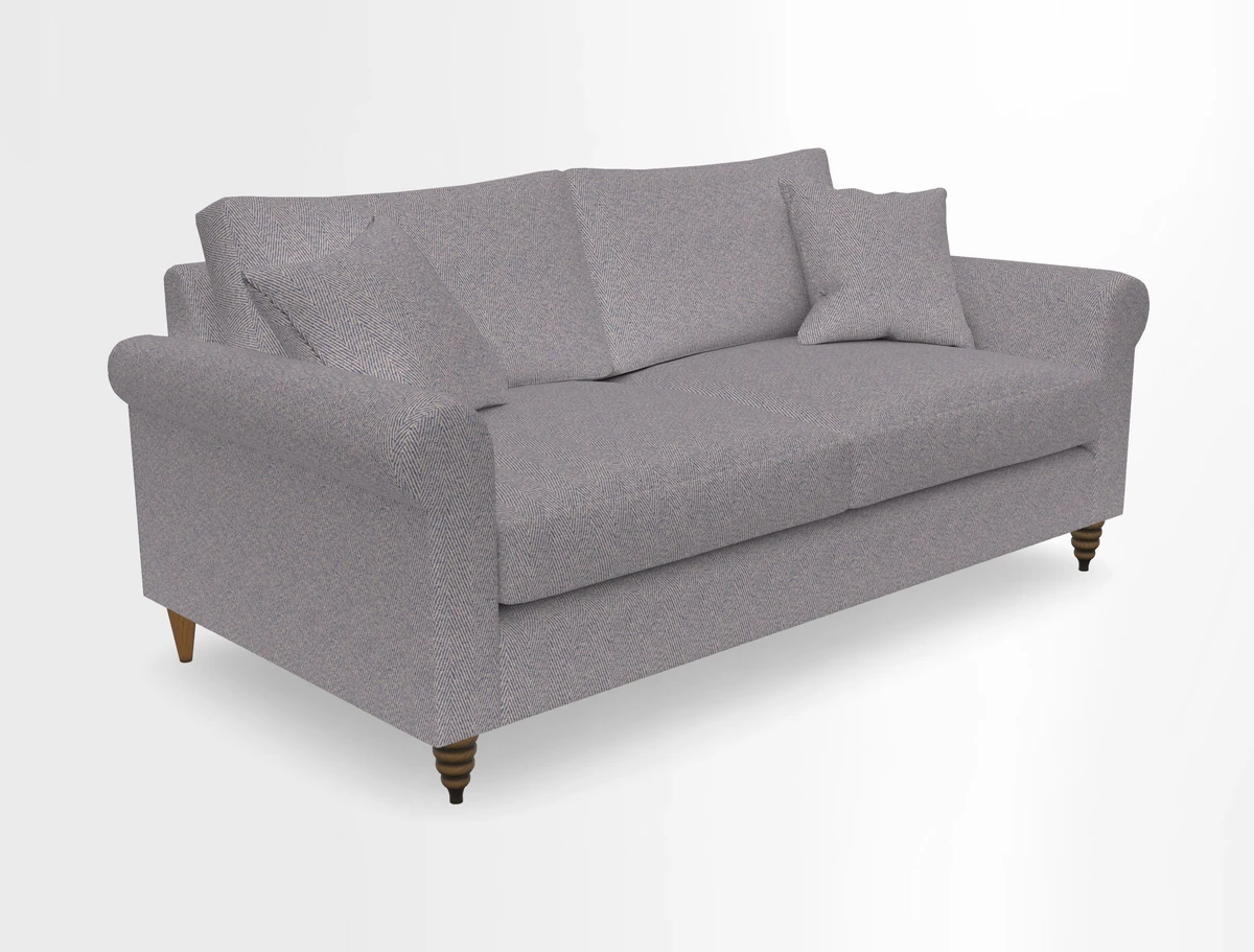 Apuldram 3 Seater Sofa in Clever Cotton Mix Mineral 