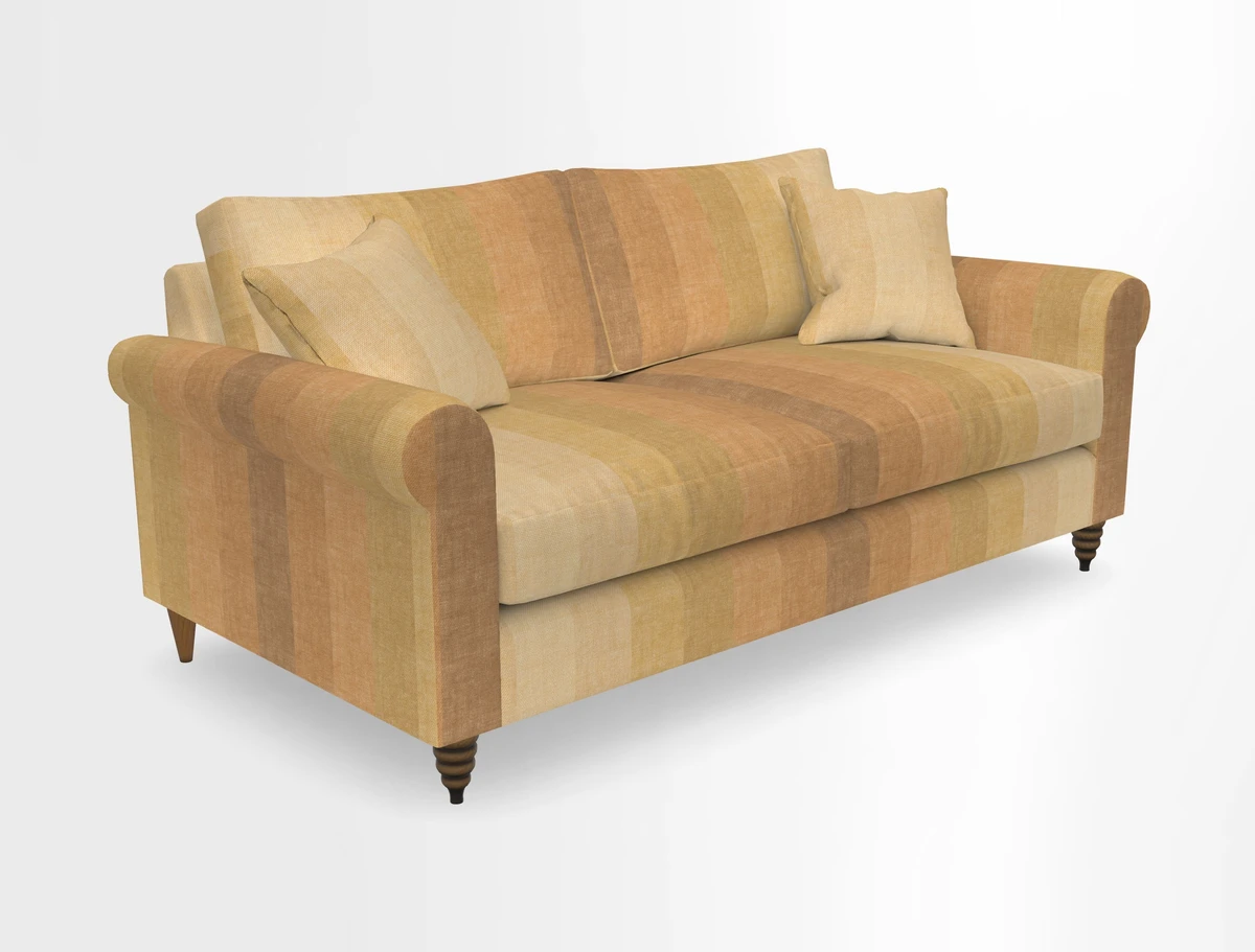 Apuldram 3 Seater Sofa in Clever Cotton Mix Mineral 