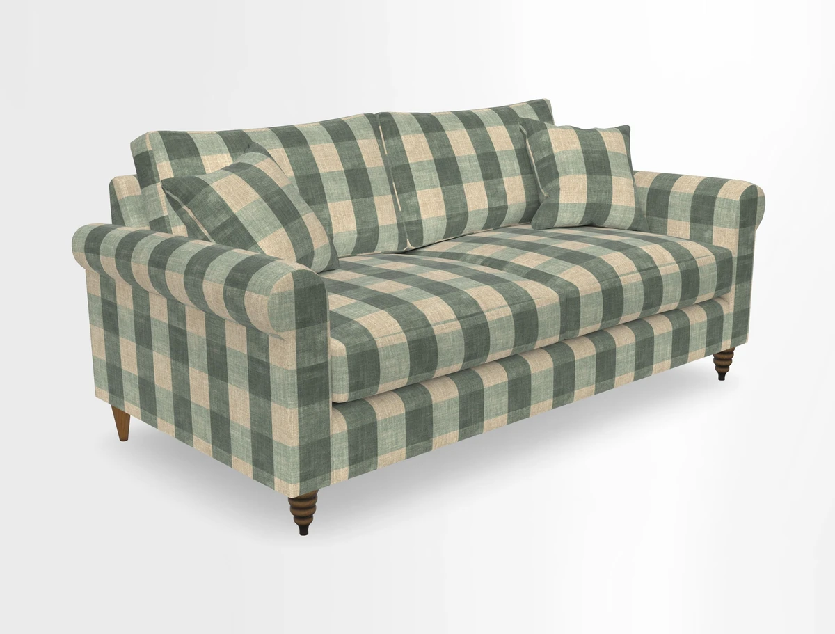 Apuldram 3 Seater Sofa in Clever Cotton Mix Mineral 