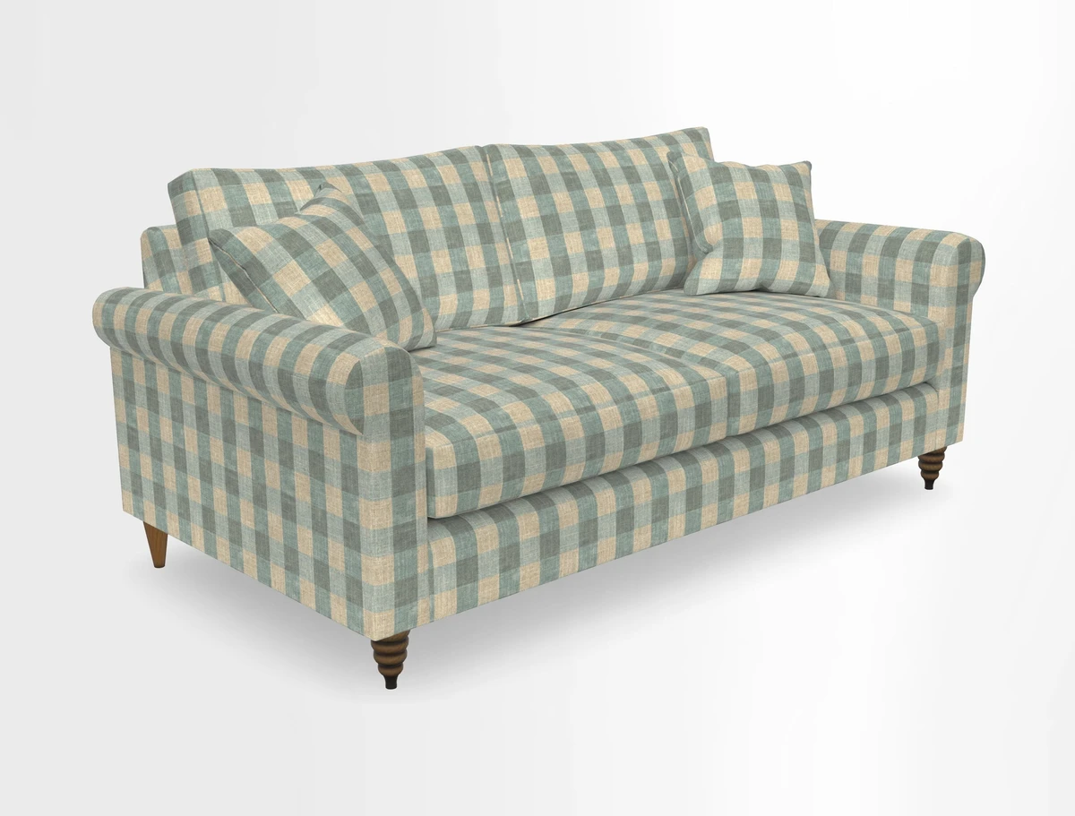 Apuldram 3 Seater Sofa in Clever Cotton Mix Mineral 