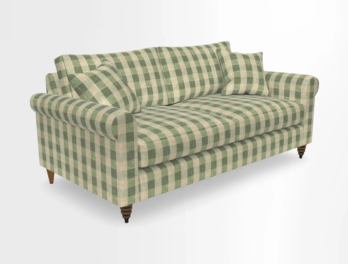 Apuldram 3 Seater Sofa in Clever Cotton Mix Mineral 