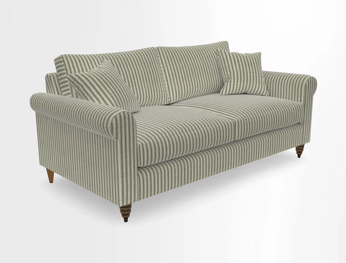 Apuldram 3 Seater Sofa in Clever Cotton Mix Mineral 