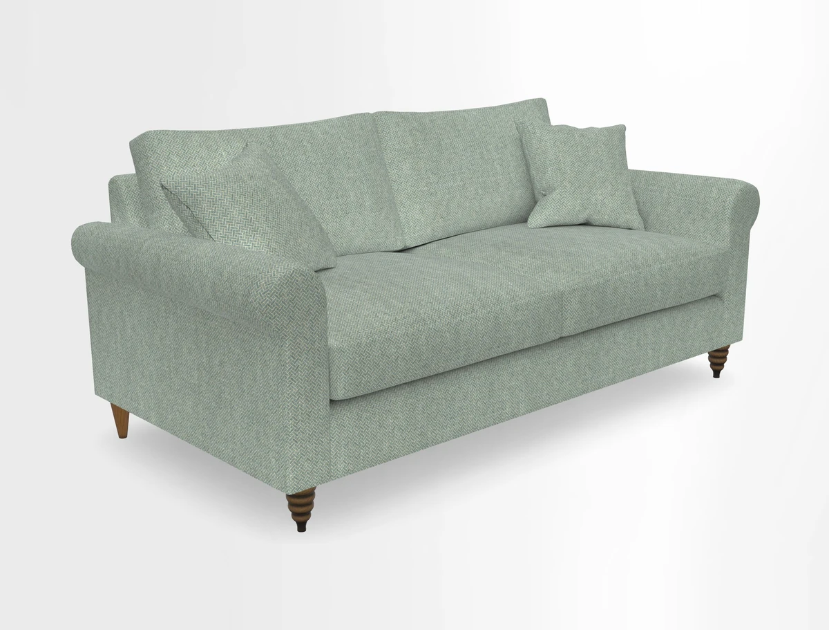 Apuldram 3 Seater Sofa in Clever Cotton Mix Mineral 