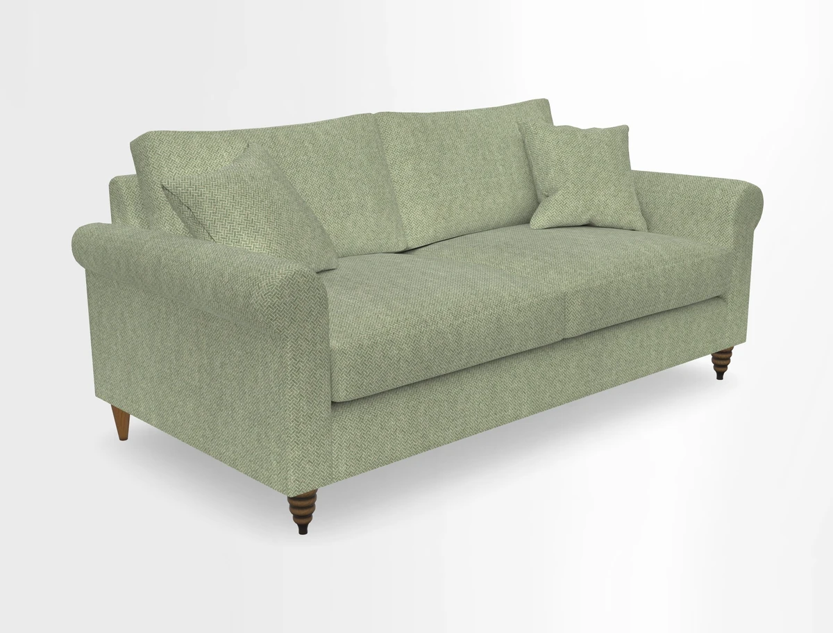 Apuldram 3 Seater Sofa in Clever Cotton Mix Mineral 