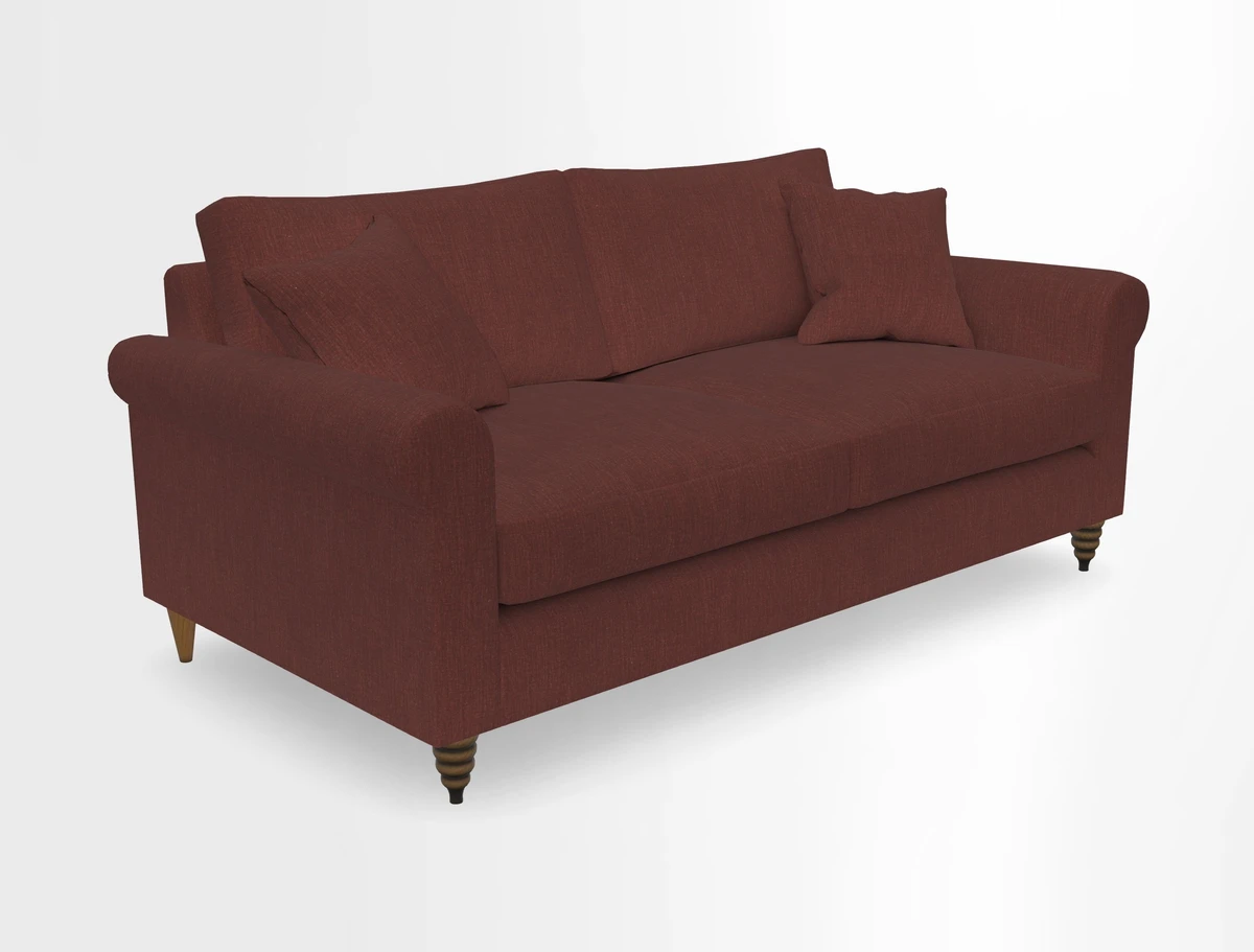 Apuldram 3 Seater Sofa in Clever Cotton Mix Mineral 