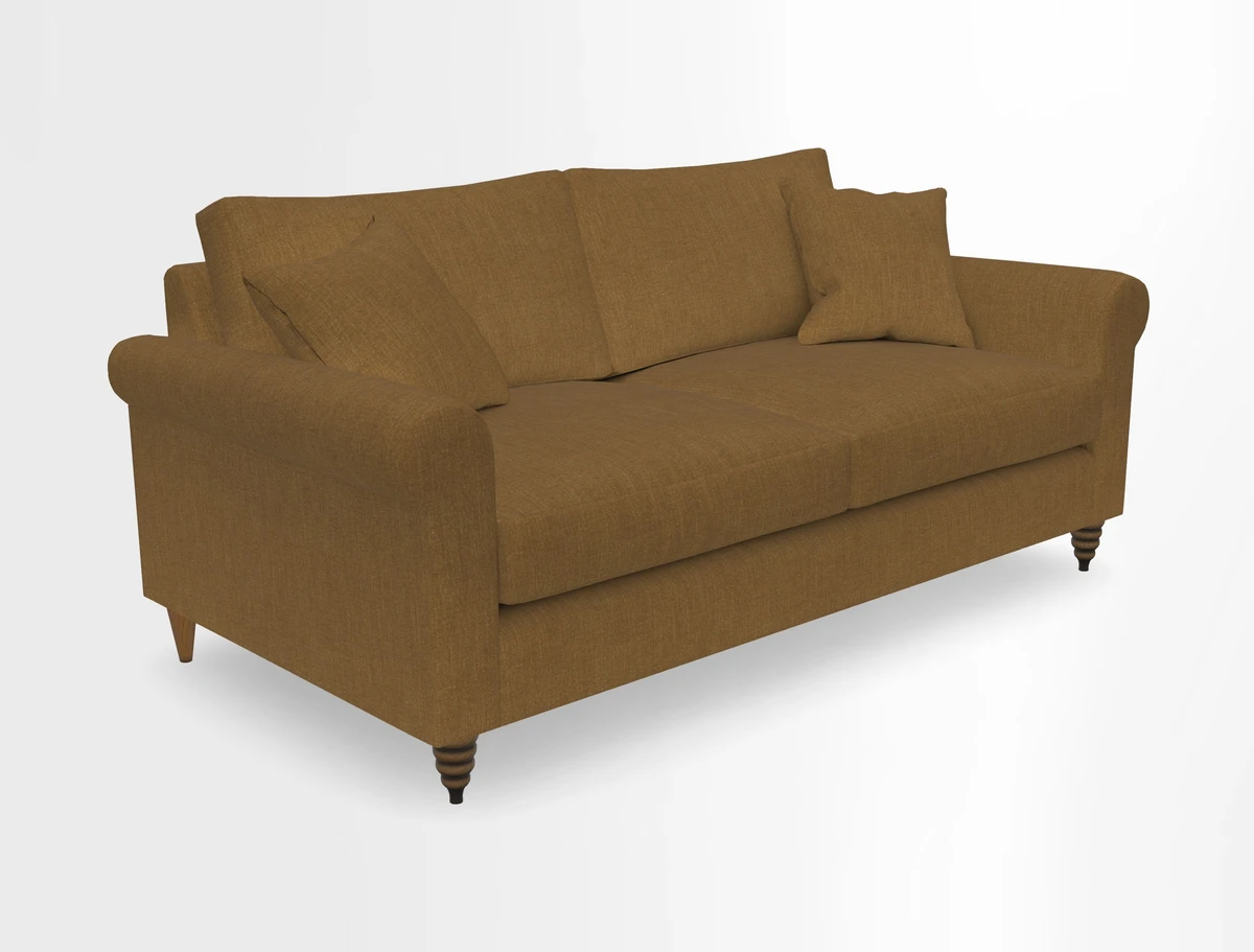 Apuldram 3 Seater Sofa in Clever Cotton Mix Mineral 