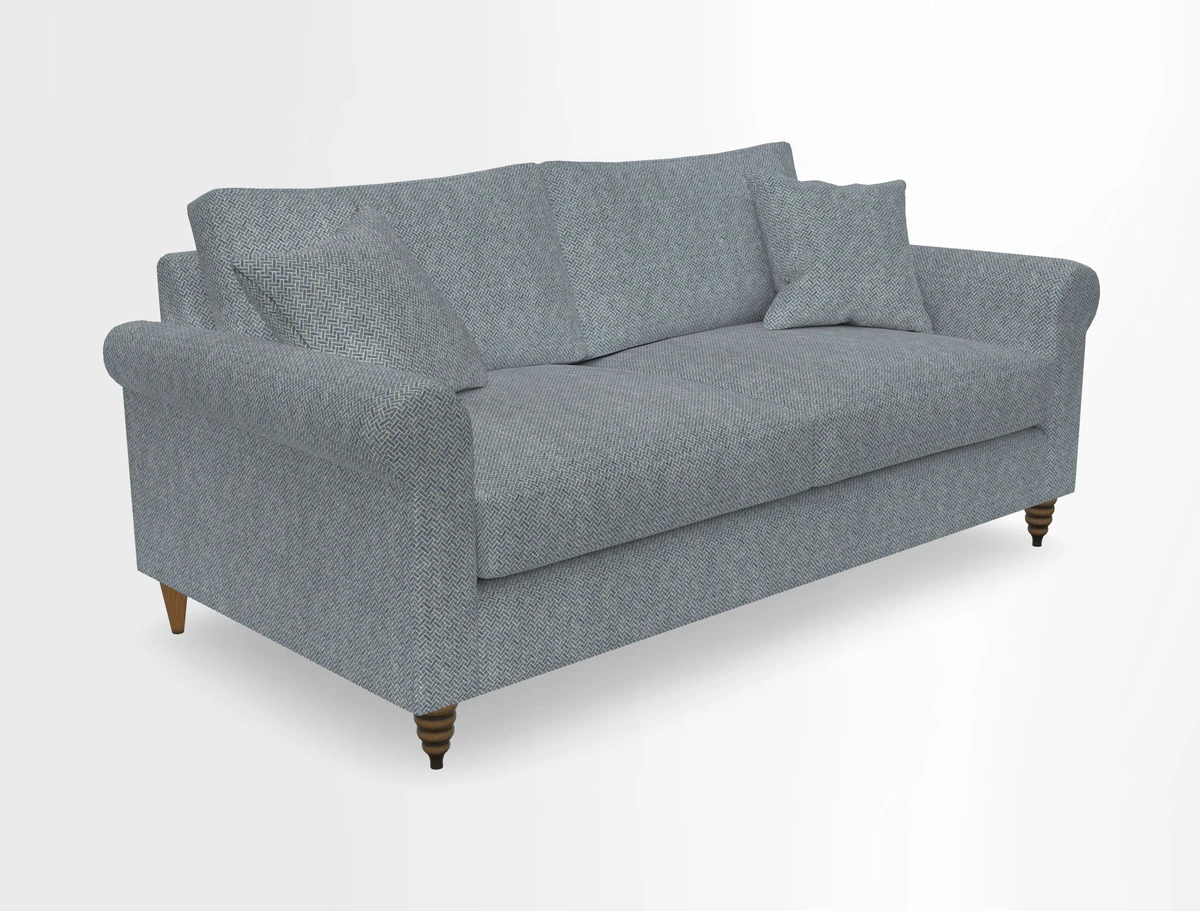 Apuldram 3 Seater Sofa in Clever Cotton Mix Mineral 