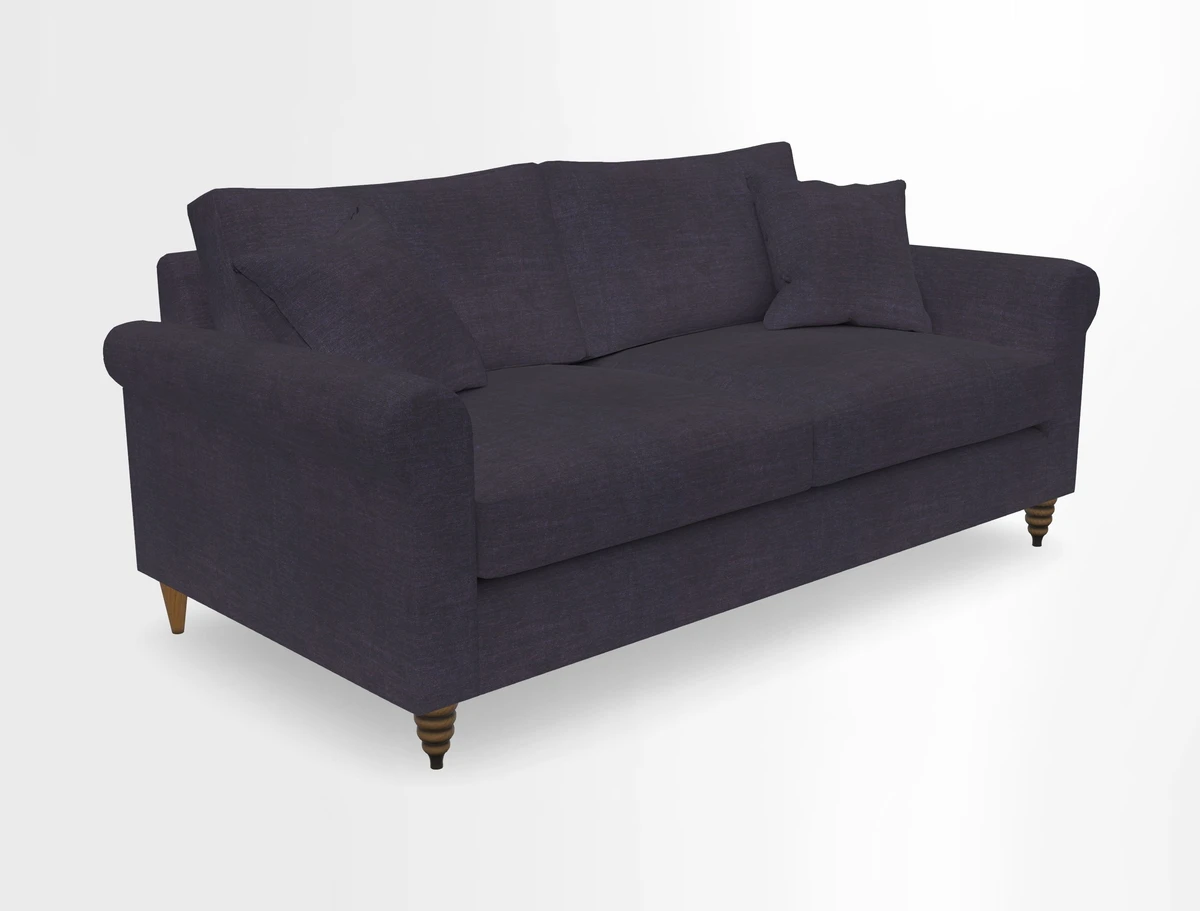 Apuldram 3 Seater Sofa in Clever Cotton Mix Mineral 