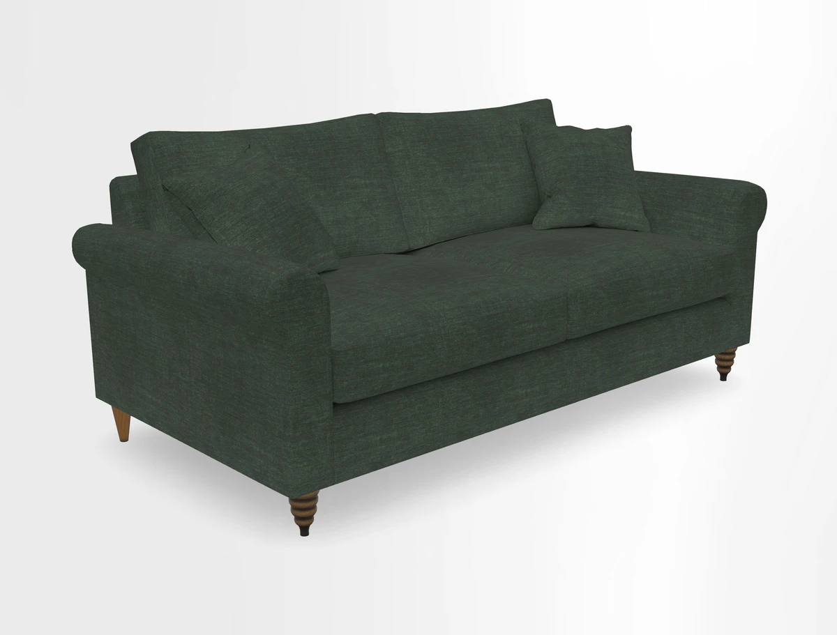 Apuldram 3 Seater Sofa in Clever Cotton Mix Mineral 