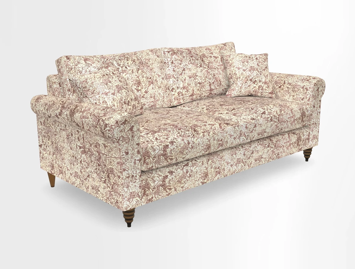 Apuldram 3 Seater Sofa in Clever Cotton Mix Mineral 