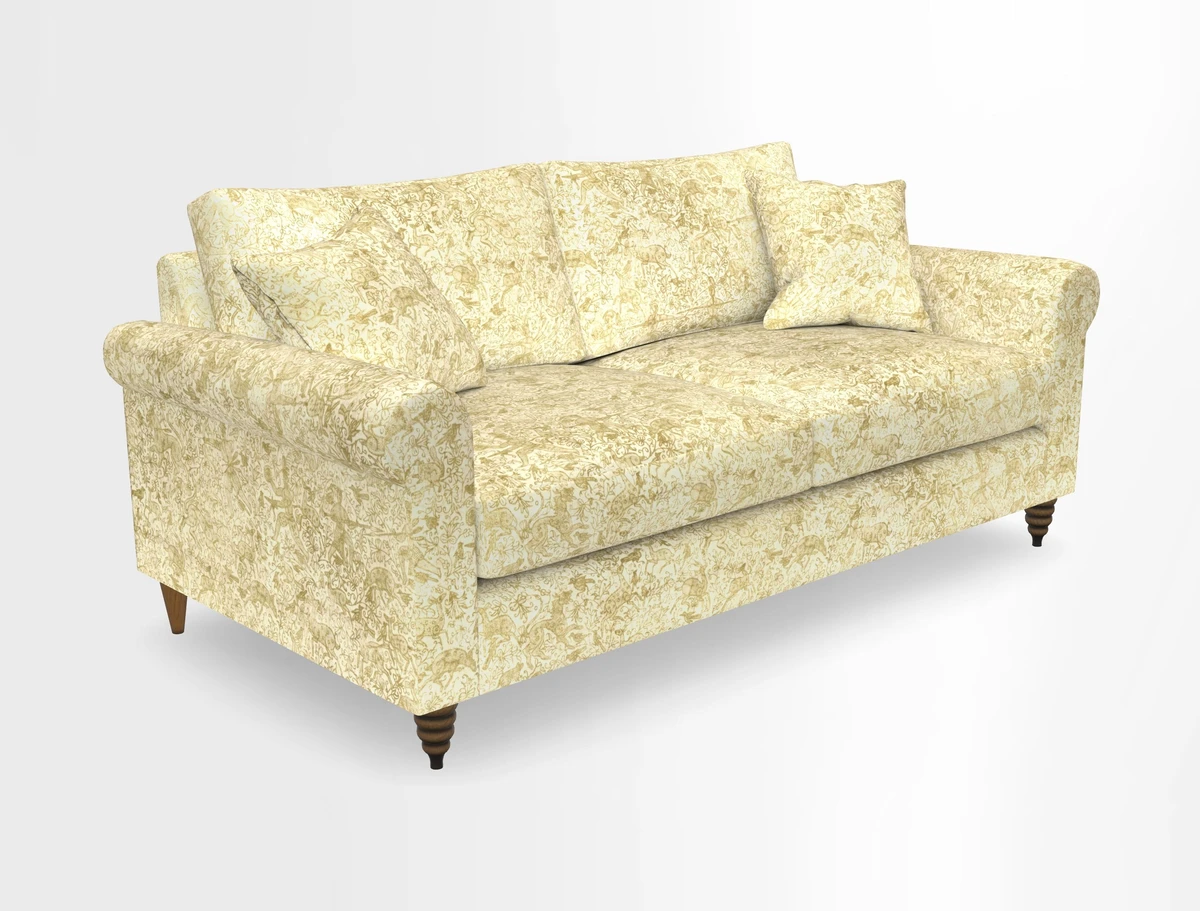 Apuldram 3 Seater Sofa in Clever Cotton Mix Mineral 