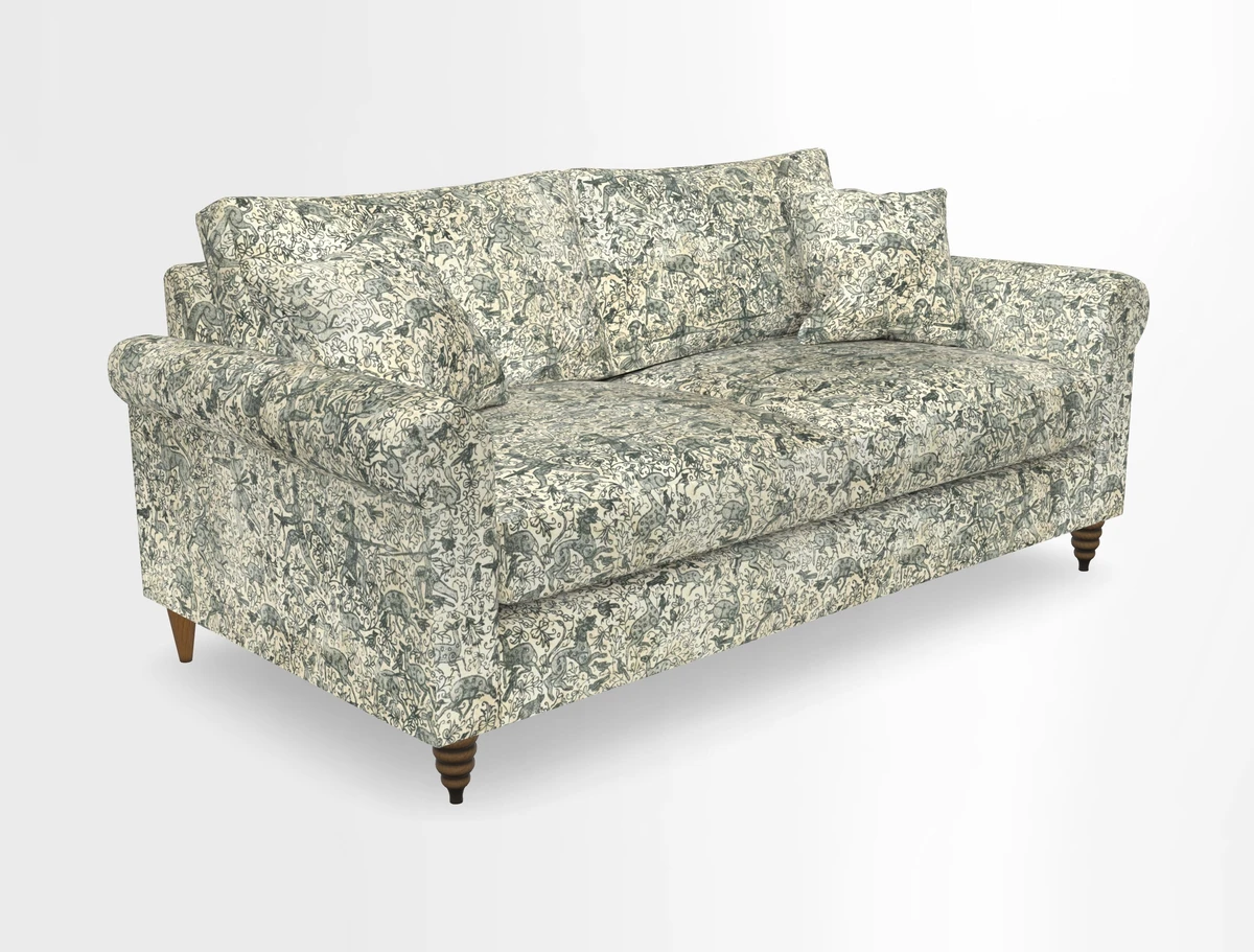 Apuldram 3 Seater Sofa in Clever Cotton Mix Mineral 