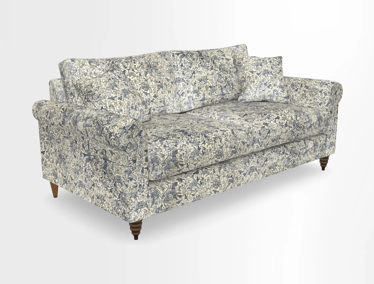 Apuldram 3 Seater Sofa in Clever Cotton Mix Mineral 