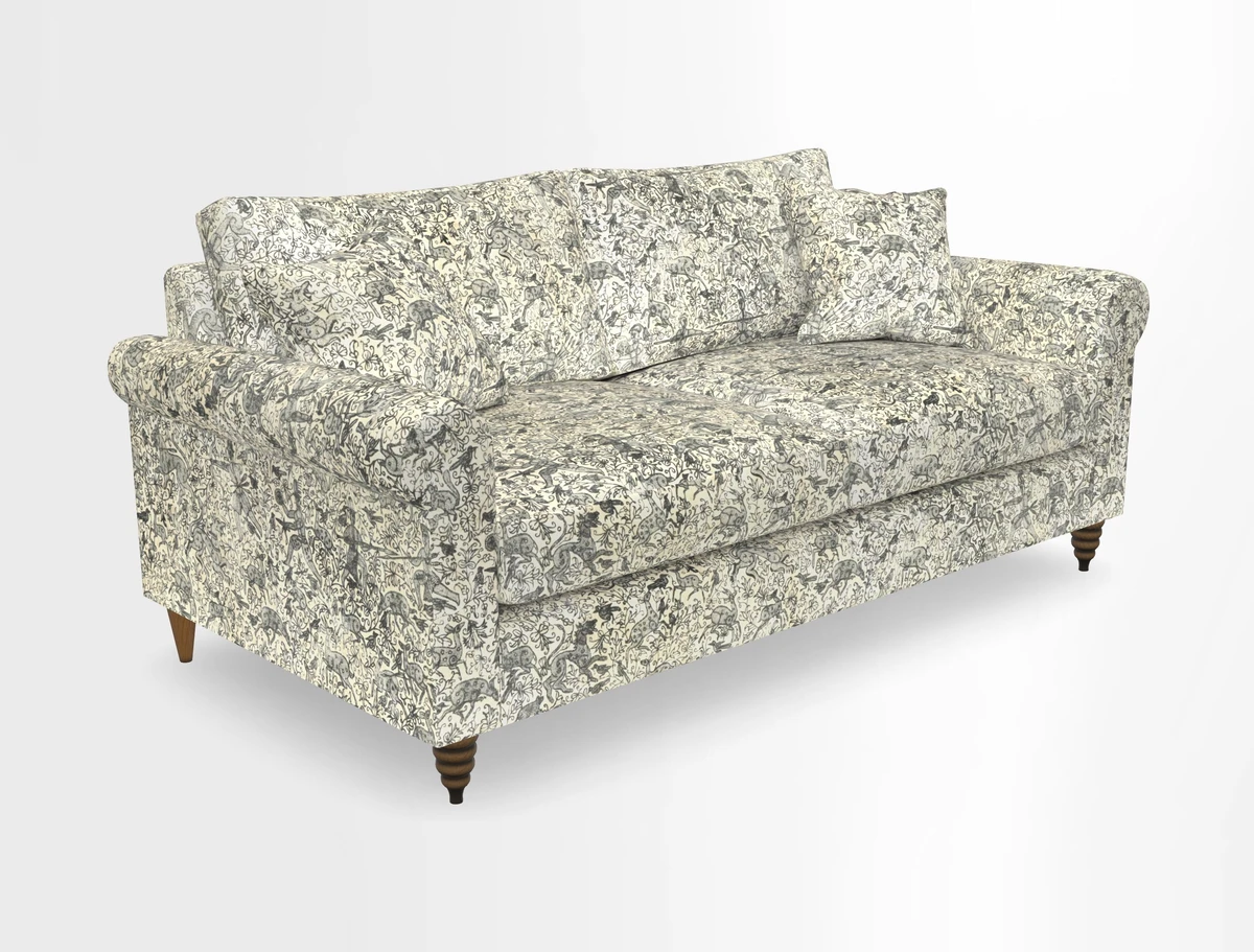 Apuldram 3 Seater Sofa in Clever Cotton Mix Mineral 