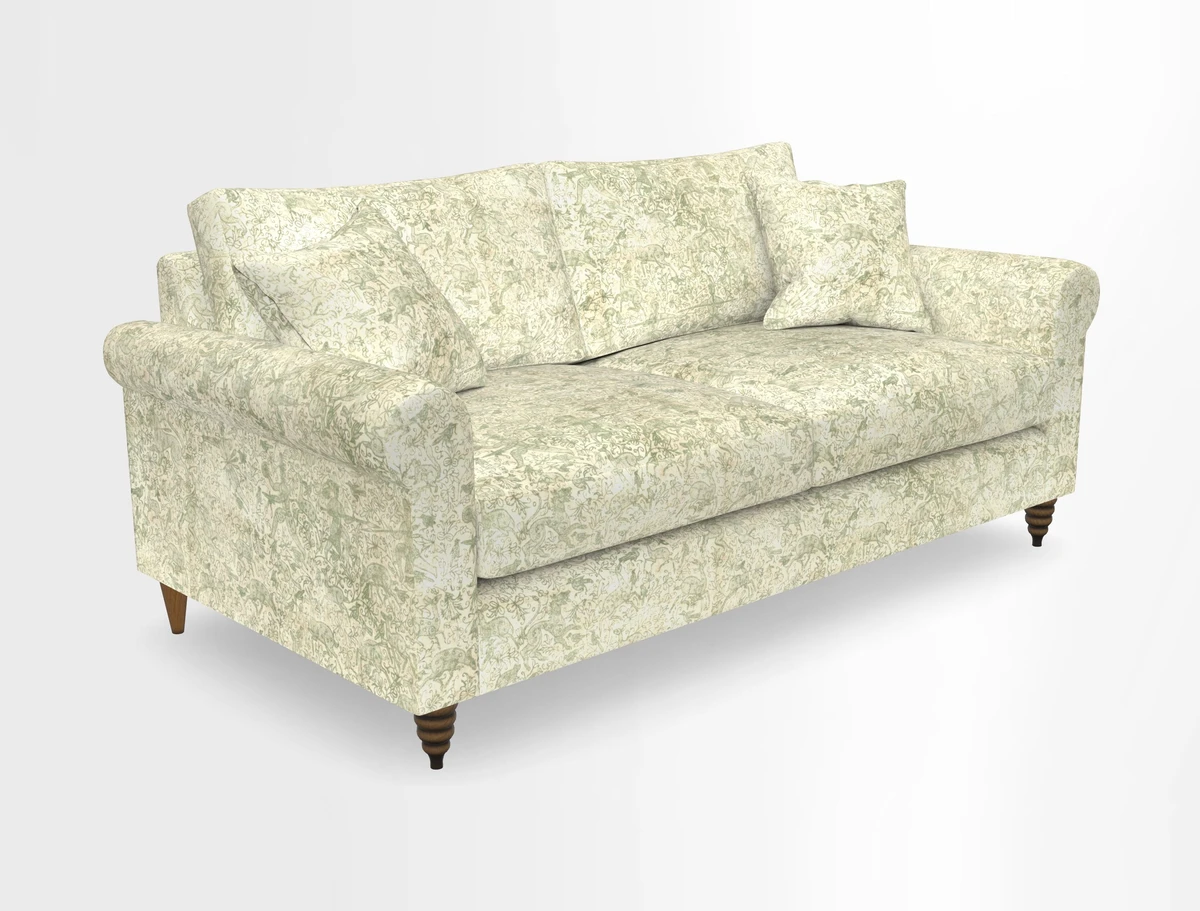 Apuldram 3 Seater Sofa in Clever Cotton Mix Mineral 