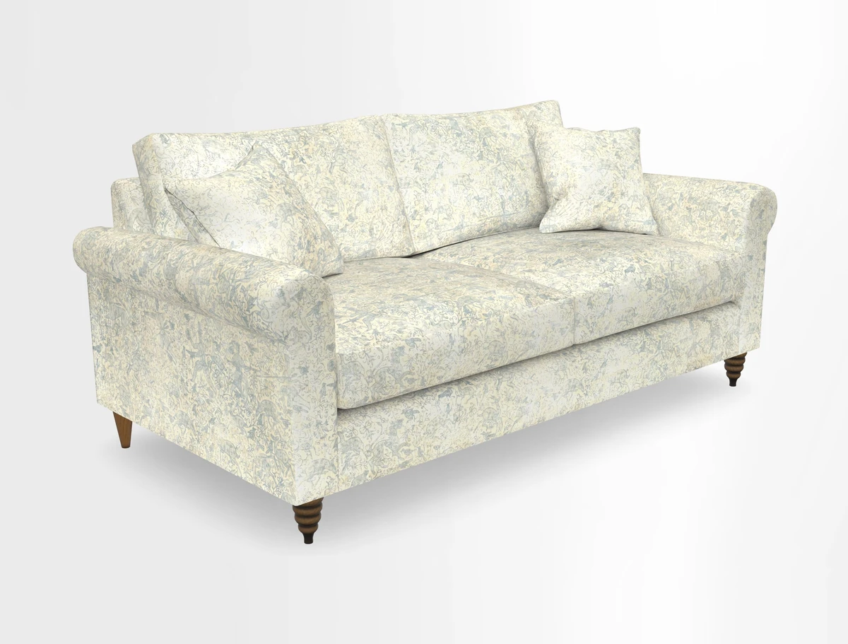 Apuldram 3 Seater Sofa in Clever Cotton Mix Mineral 