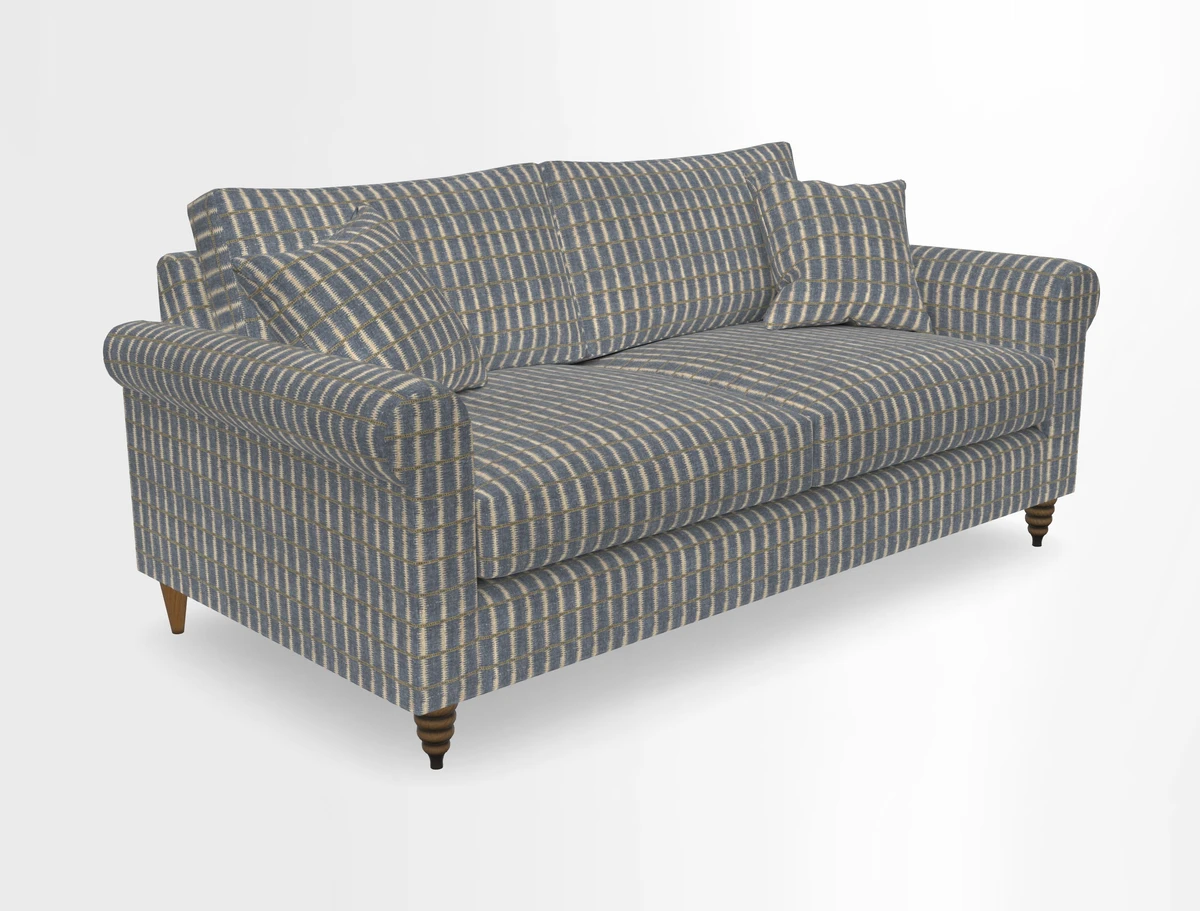 Apuldram 3 Seater Sofa in Clever Cotton Mix Mineral 