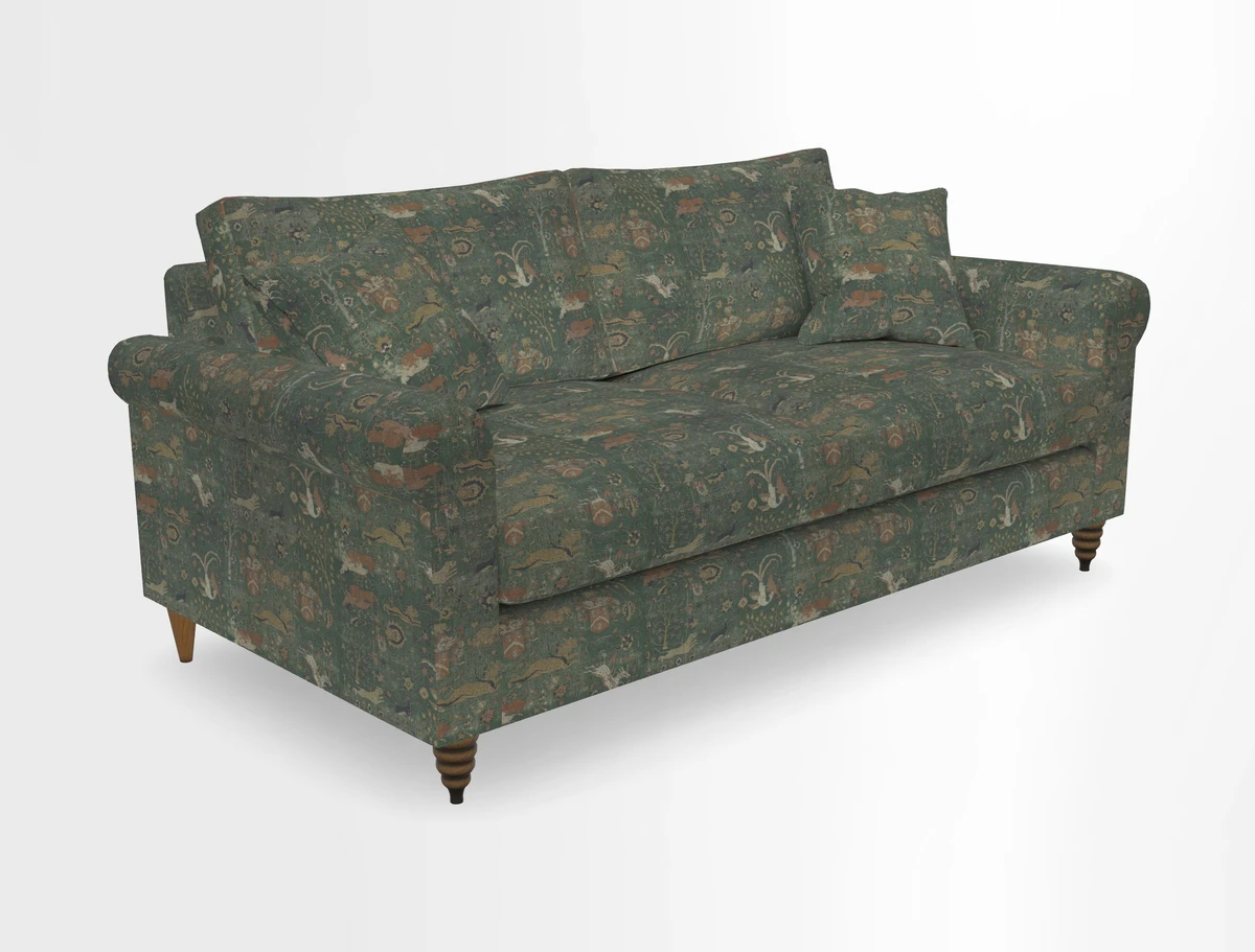 Apuldram 3 Seater Sofa in Clever Cotton Mix Mineral 