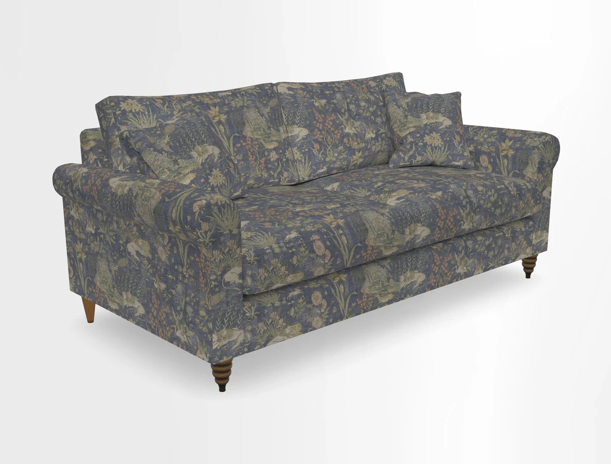 Apuldram 3 Seater Sofa in Clever Cotton Mix Mineral 