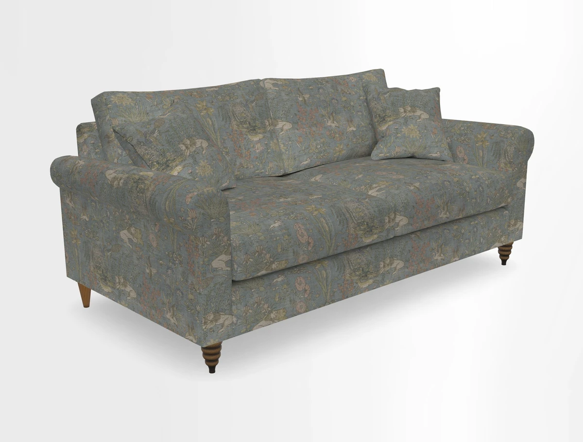 Apuldram 3 Seater Sofa in Clever Cotton Mix Mineral 