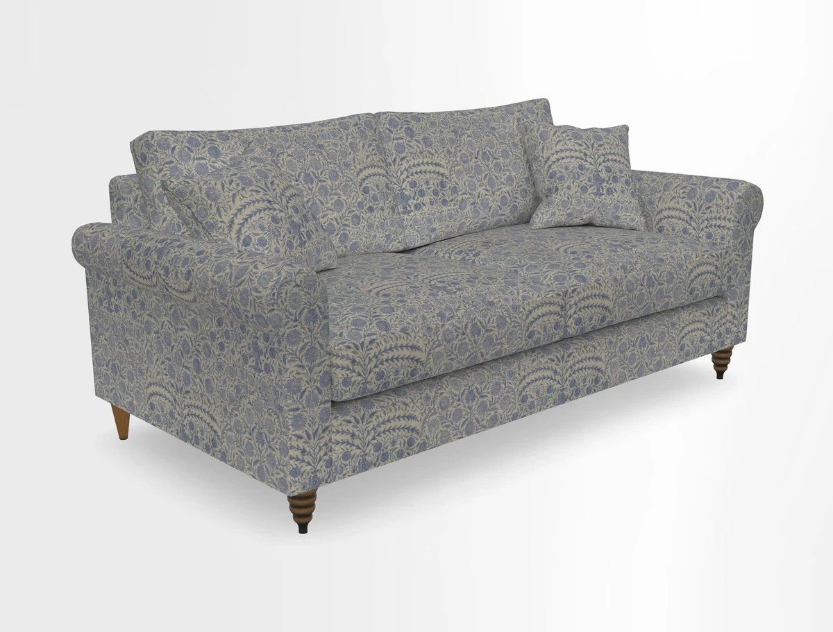 Apuldram 3 Seater Sofa in Clever Cotton Mix Mineral 