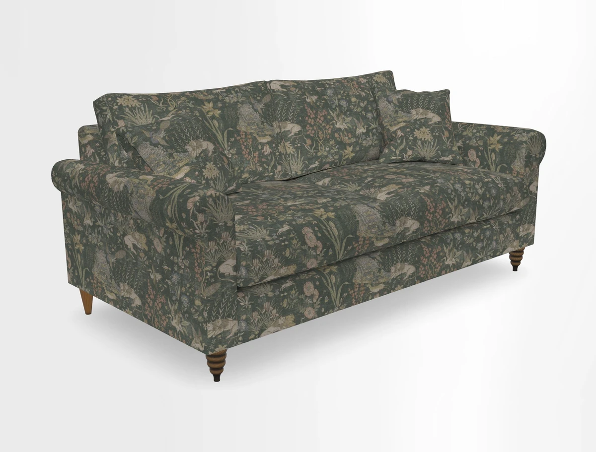 Apuldram 3 Seater Sofa in Clever Cotton Mix Mineral 