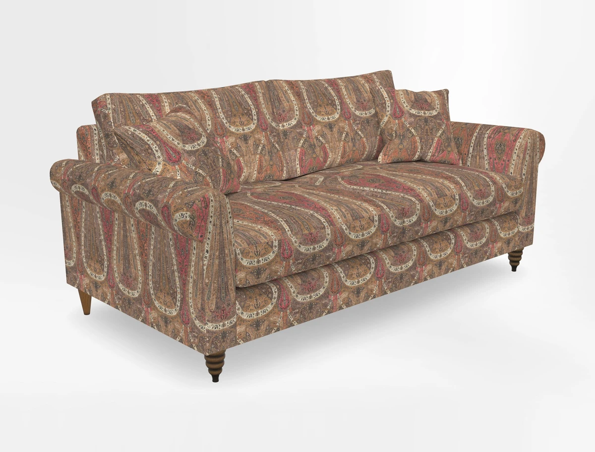 Apuldram 3 Seater Sofa in Clever Cotton Mix Mineral 