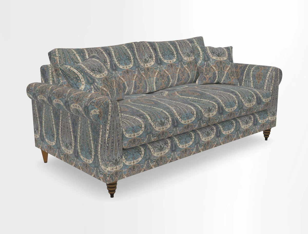 Apuldram 3 Seater Sofa in Clever Cotton Mix Mineral 