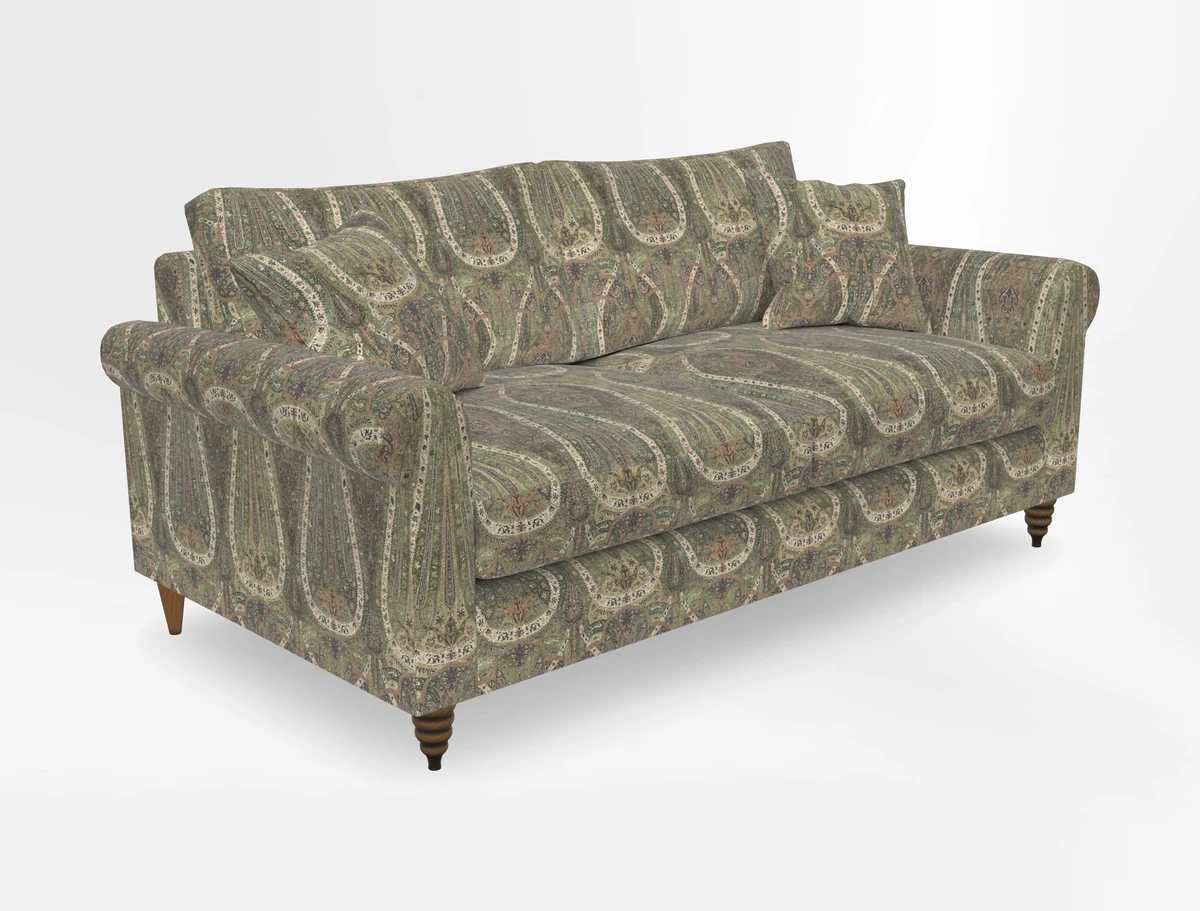 Apuldram 3 Seater Sofa in Clever Cotton Mix Mineral 