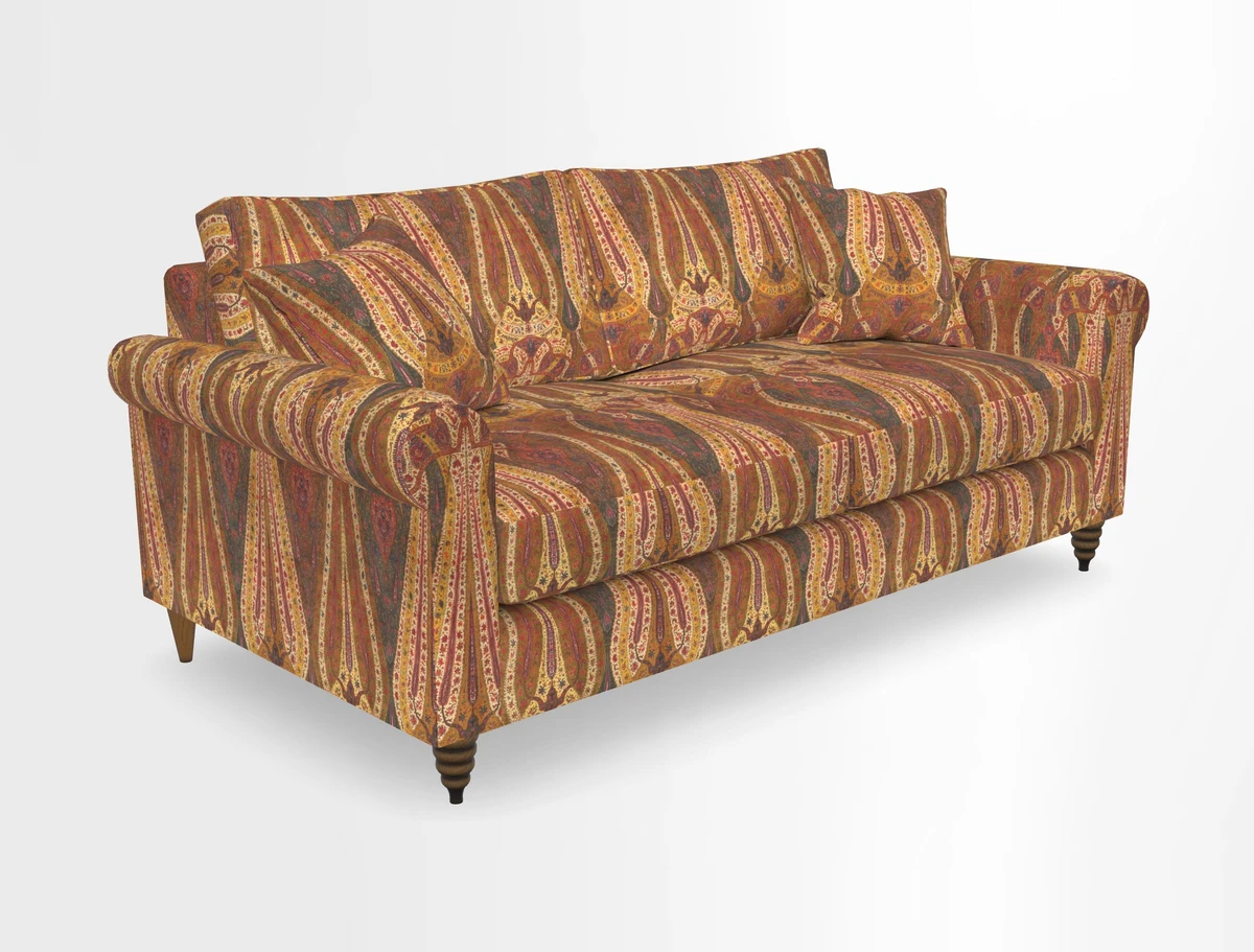 Apuldram 3 Seater Sofa in Clever Cotton Mix Mineral 