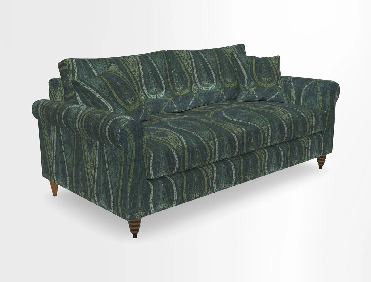 Apuldram 3 Seater Sofa in Clever Cotton Mix Mineral 
