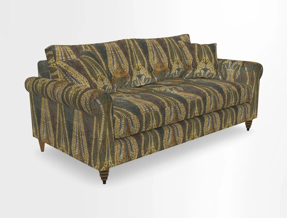 Apuldram 3 Seater Sofa in Clever Cotton Mix Mineral 