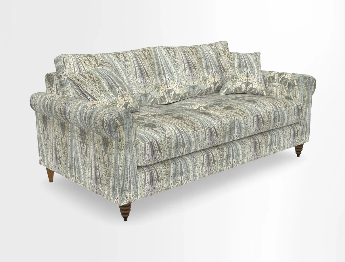Apuldram 3 Seater Sofa in Clever Cotton Mix Mineral 