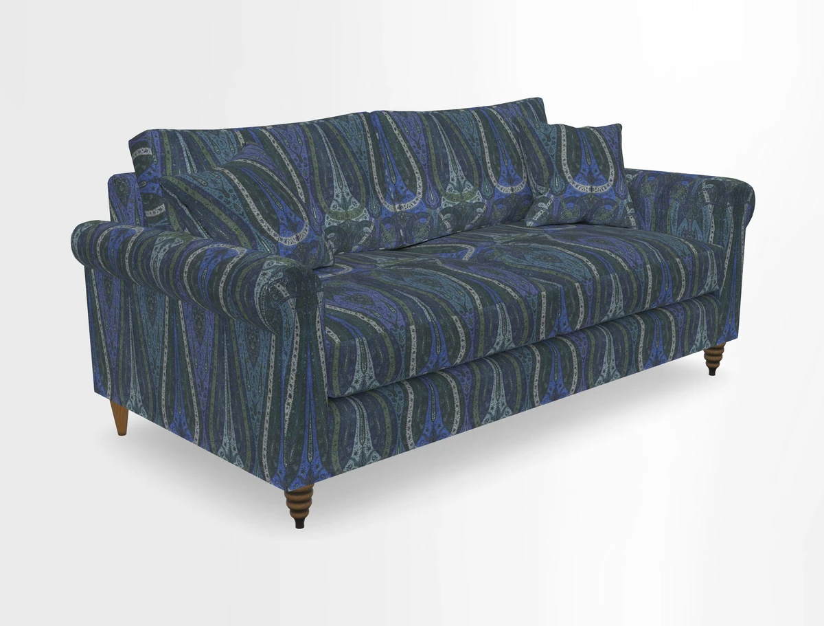 Apuldram 3 Seater Sofa in Clever Cotton Mix Mineral 