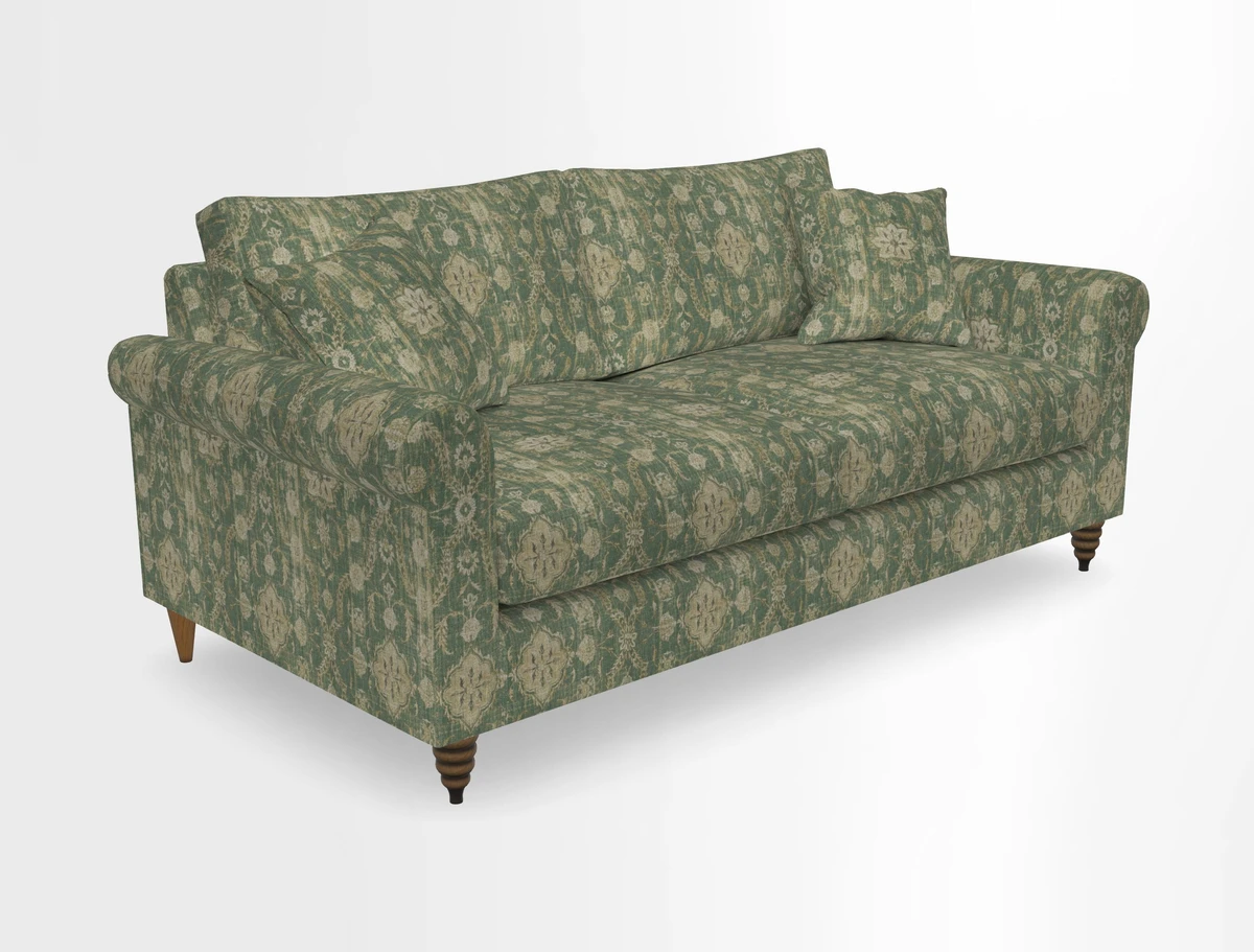 Apuldram 3 Seater Sofa in Clever Cotton Mix Mineral 