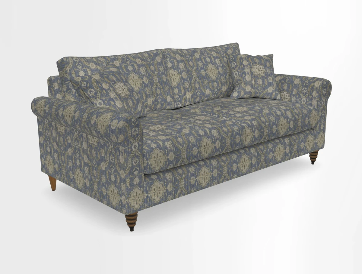 Apuldram 3 Seater Sofa in Clever Cotton Mix Mineral 