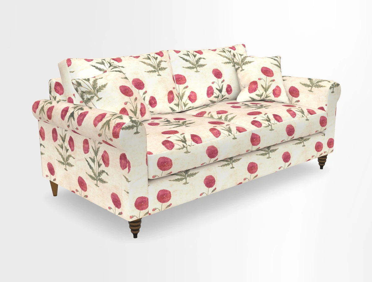 Apuldram 3 Seater Sofa in Clever Cotton Mix Mineral 