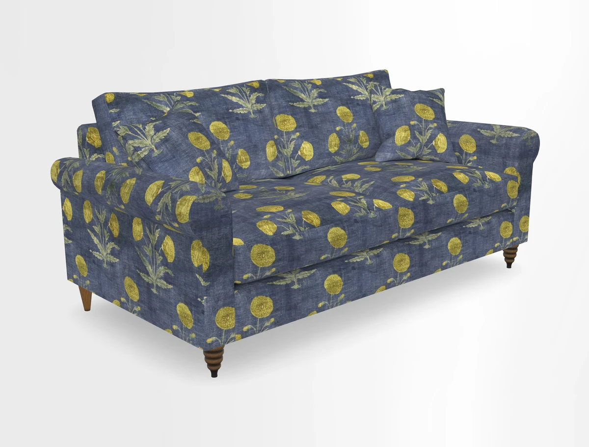 Apuldram 3 Seater Sofa in Clever Cotton Mix Mineral 
