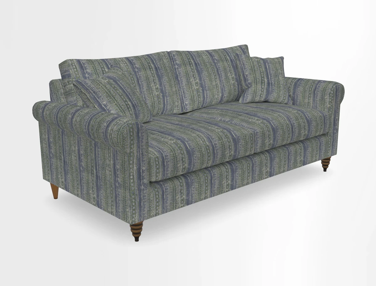 Apuldram 3 Seater Sofa in Clever Cotton Mix Mineral 
