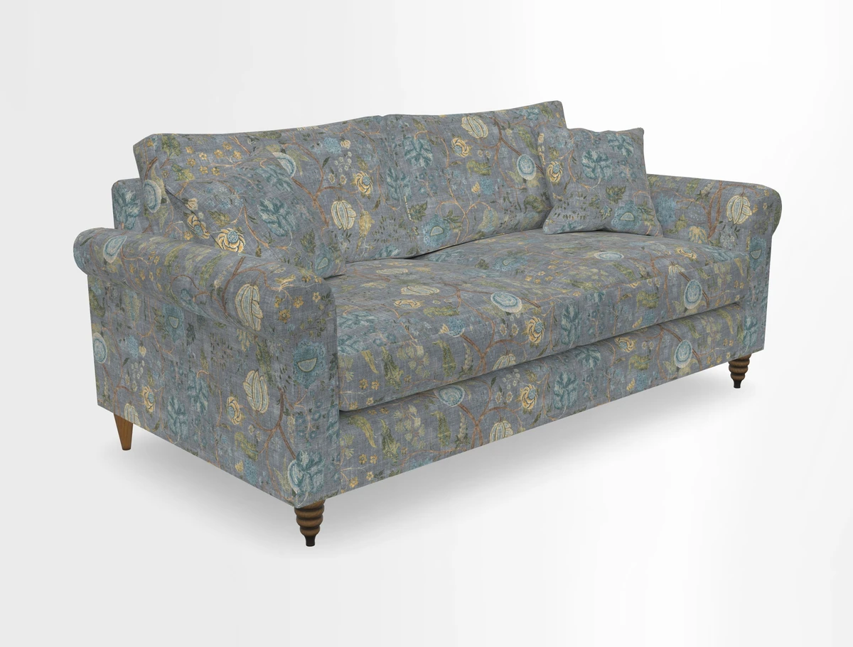 Apuldram 3 Seater Sofa in Clever Cotton Mix Mineral 