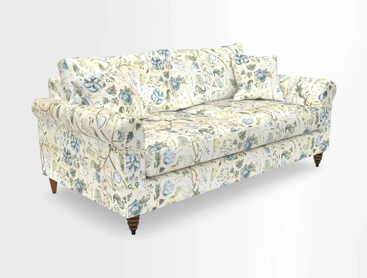 Apuldram 3 Seater Sofa in Clever Cotton Mix Mineral 