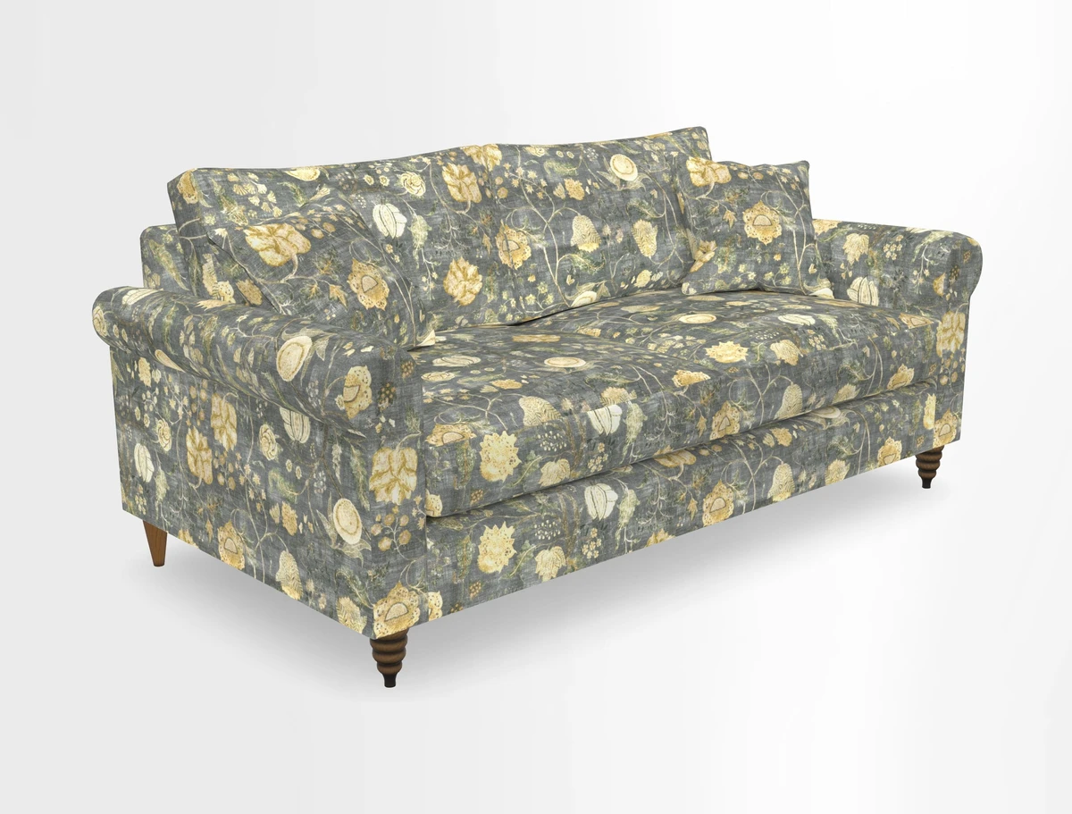 Apuldram 3 Seater Sofa in Clever Cotton Mix Mineral 