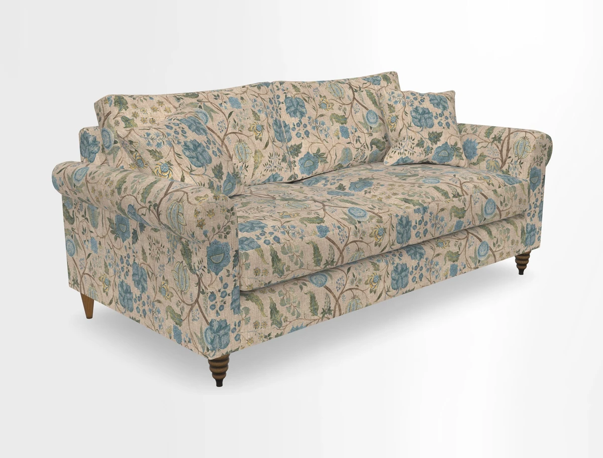 Apuldram 3 Seater Sofa in Clever Cotton Mix Mineral 