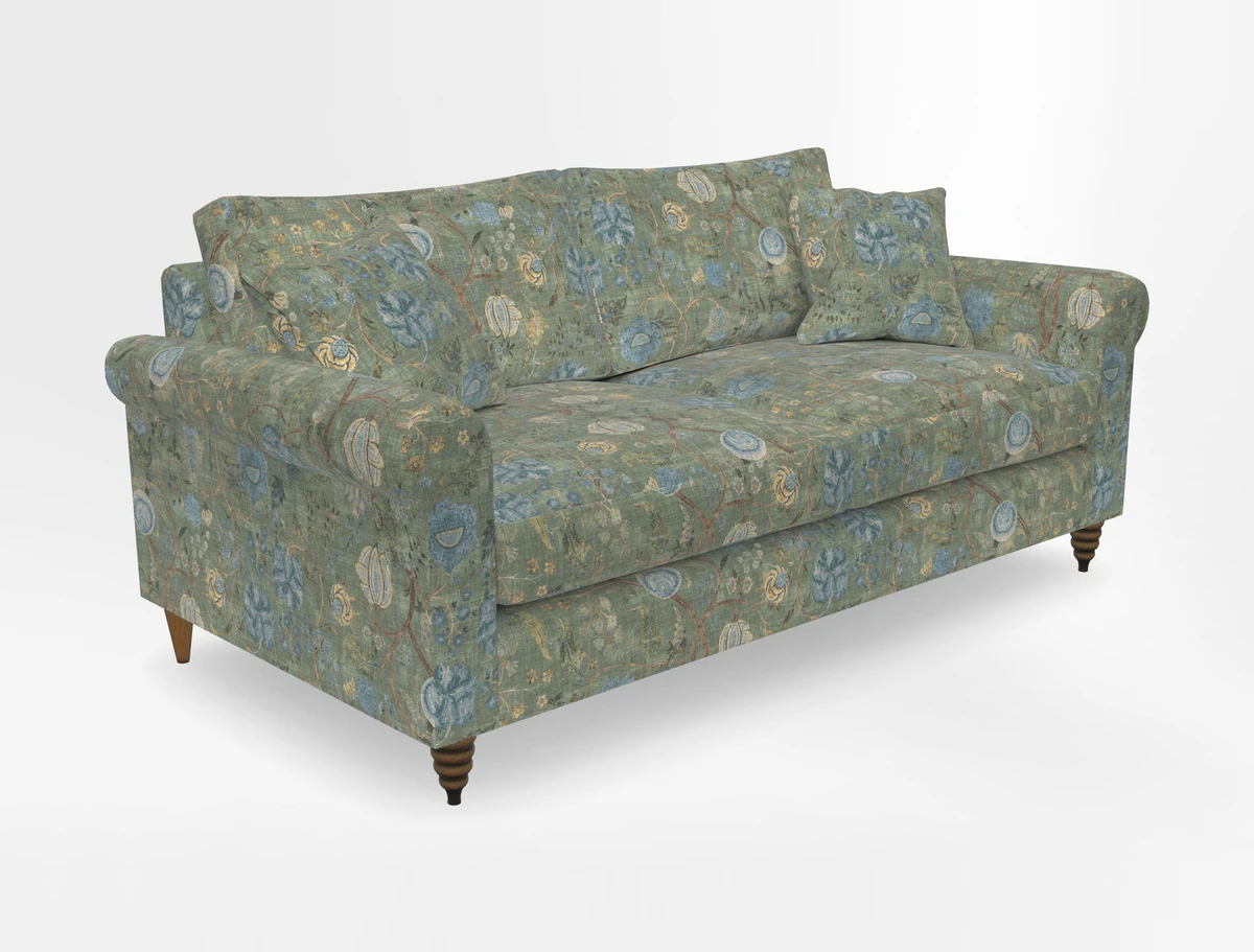 Apuldram 3 Seater Sofa in Clever Cotton Mix Mineral 